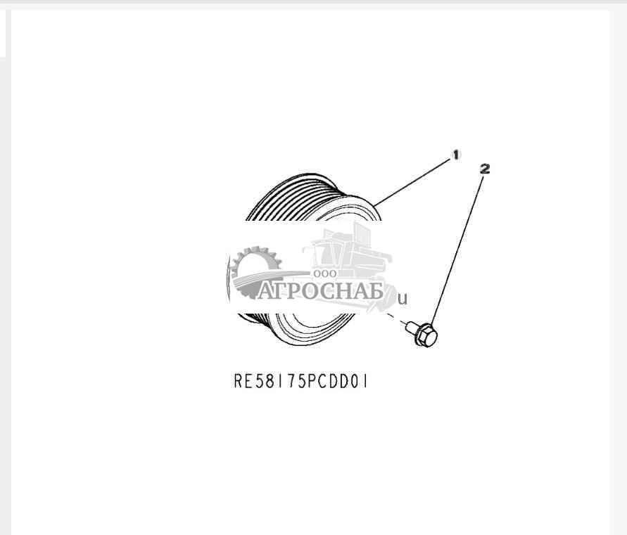 2001 Шкив водяного насоса 